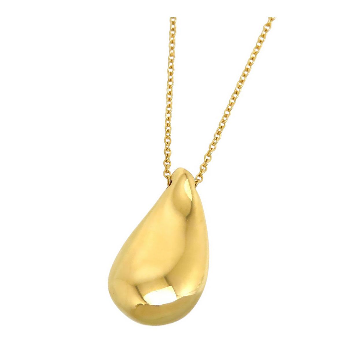 ティファニー ティアドロップ ネックレス 750 (K18YG) レディース TIFFANY&Co.【中古】 【ジュエリー】