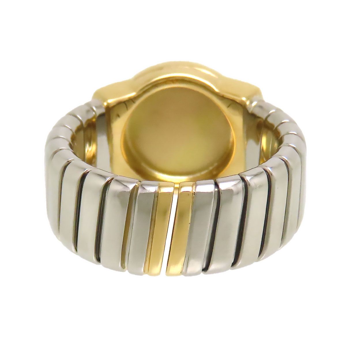 ブルガリ ブルガリブルガリ トゥボガス リング #13 750 (K18YG) STEEL レディース BVLGARI【中古】 【ジュエリー】