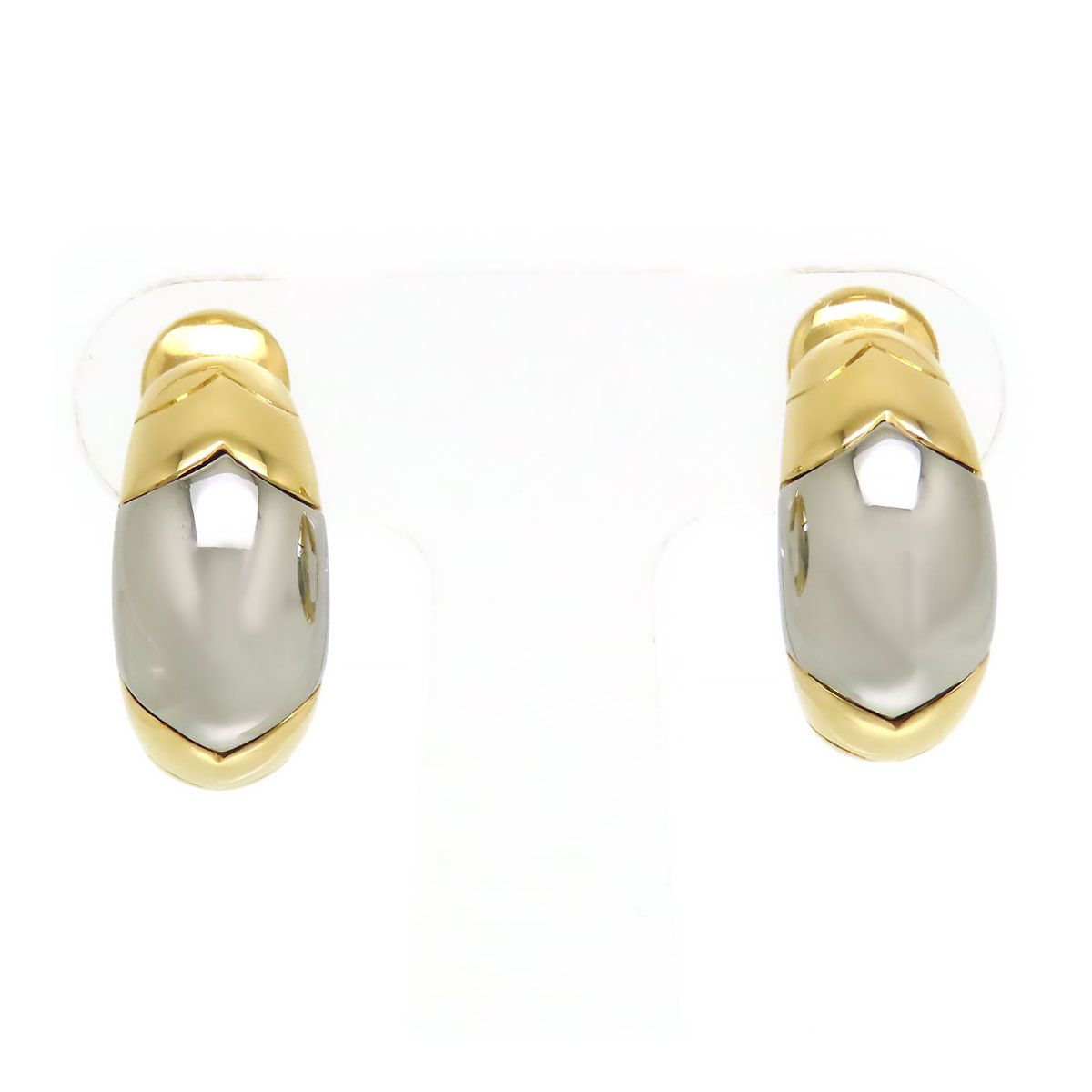 ブルガリ チェルタウラ イヤリング 322499 750 (K18YG) STEEL レディース BVLGARI【中古】 【ジュエリー】 229,440円