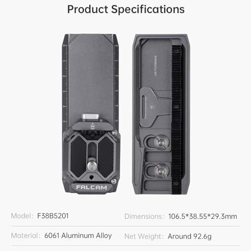 FALCAM F38 クイックリリース カメラ プレート キット RS4 Mini 用、複数のシナリオでアンチデフレクション クイックリリース エコシステム スムーザーをサポート - F38B5201★ 0c4f5f4e