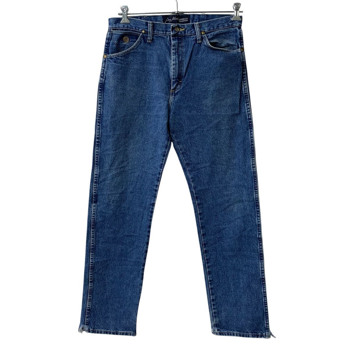 メキシコ製 Wrangler デニムパンツ W33 インディゴブルー ラングラー 
