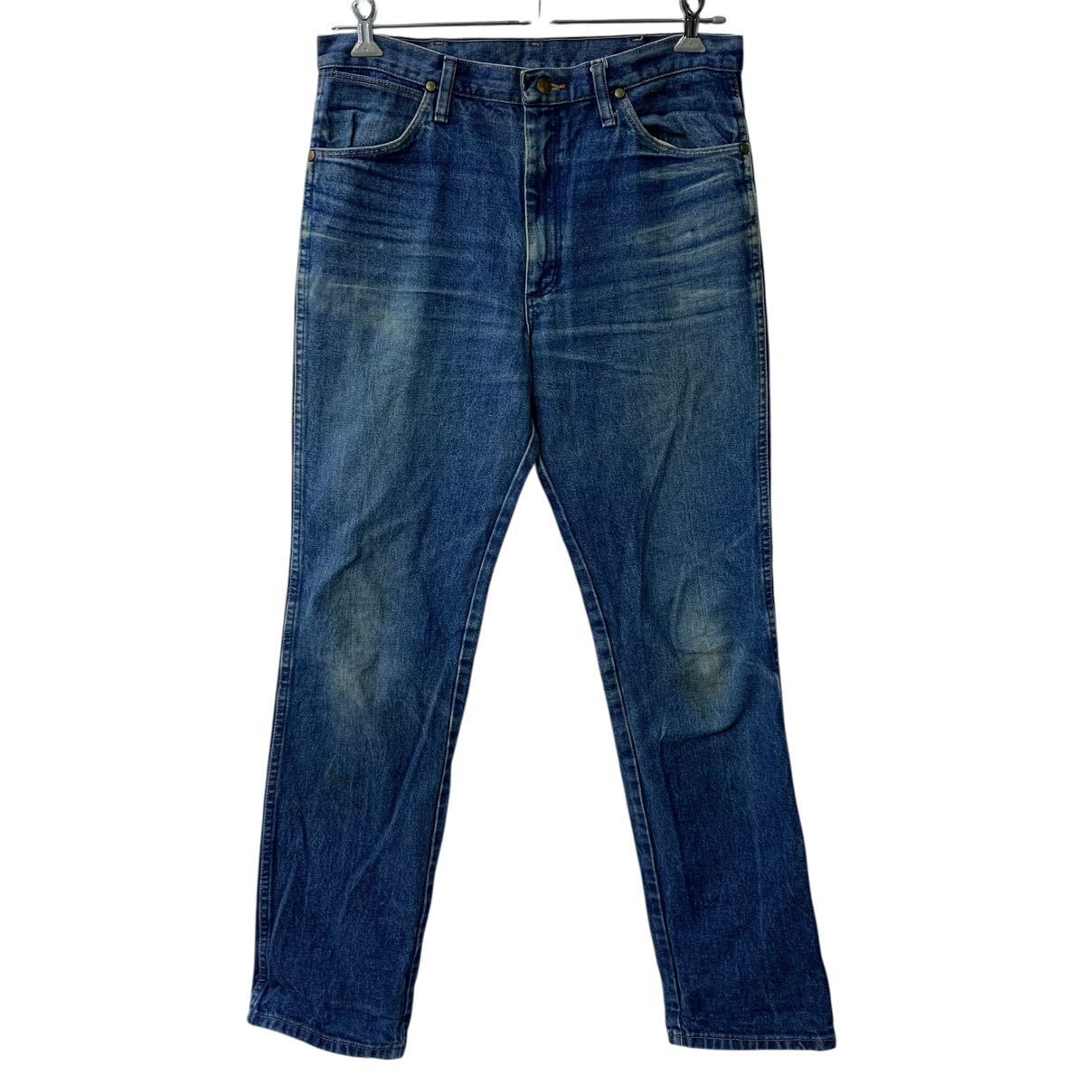 メキシコ製 Wrangler デニムパンツ W33 インディゴブルー ラングラー 