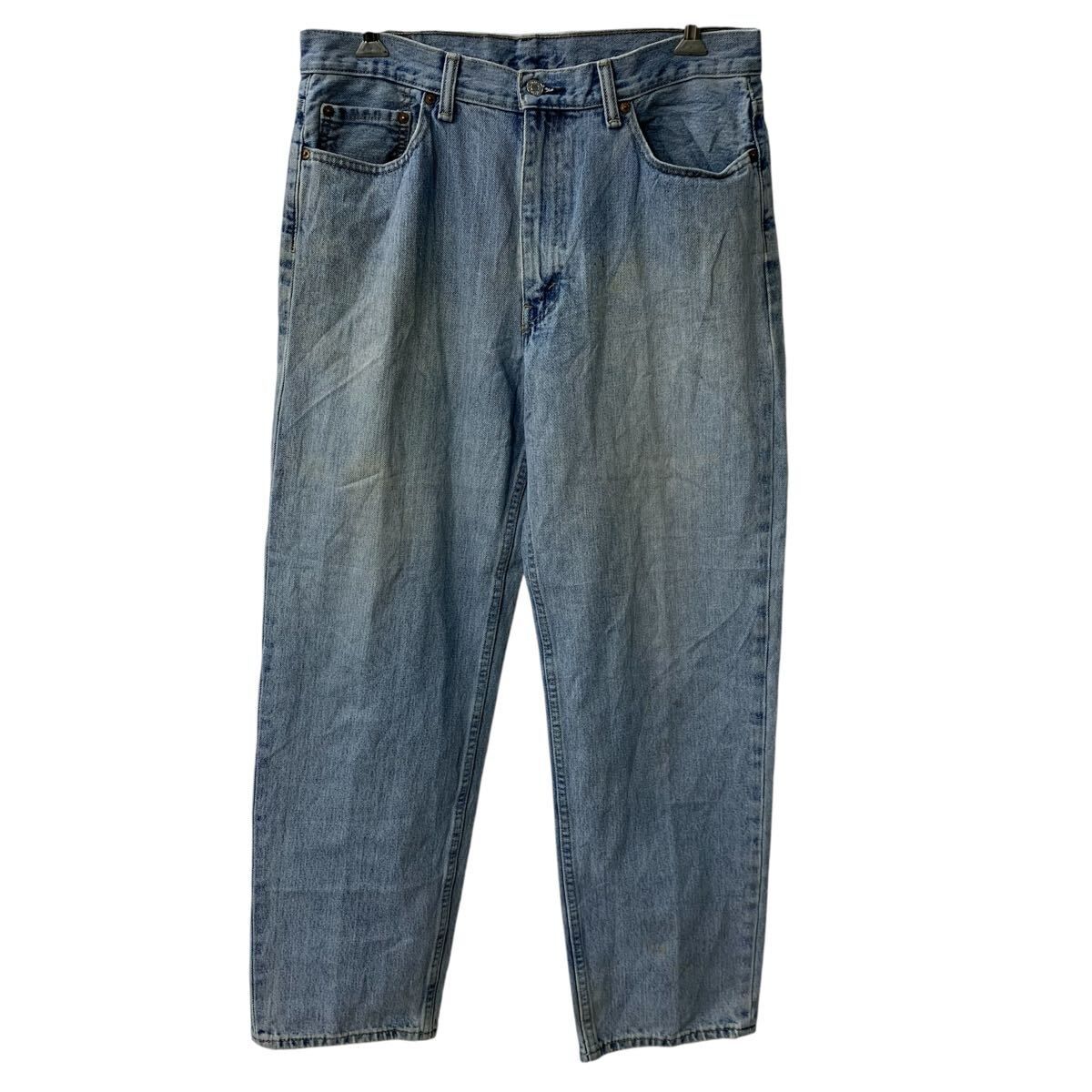 Levi's 550 デニムパンツ W36 インディゴブルー リーバイス ジップアップ 紙パッチ コインポケット アメカジ デニム ジーンズ 2605-70