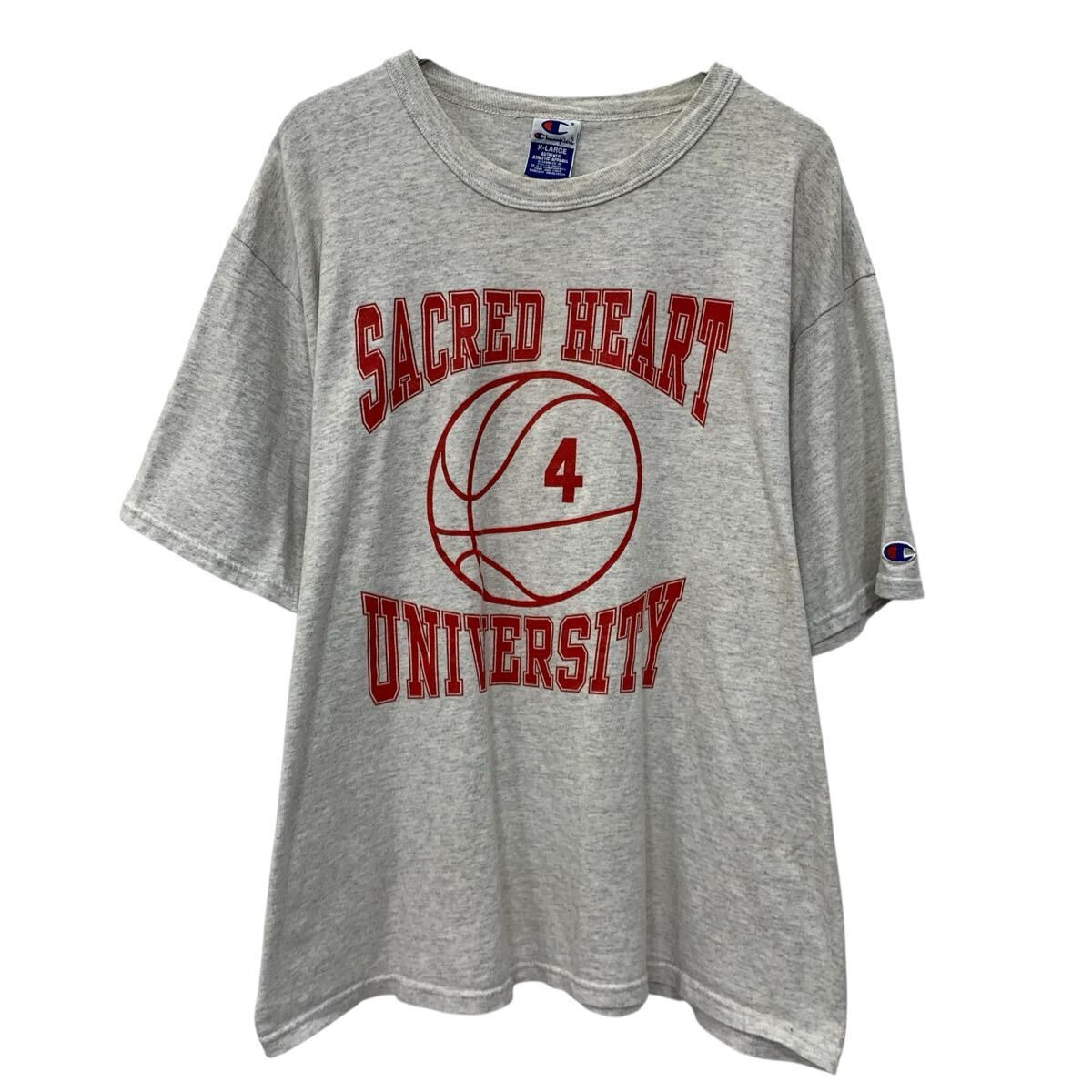 驚きの破格値，得価 90s Champion プリントTシャツ XLARGE グレー