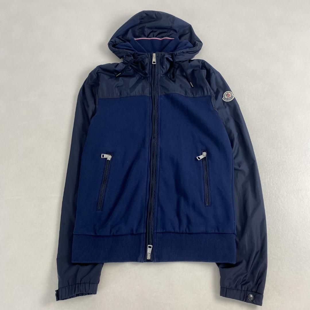 モンクレール ナイロンジャケット MONCLER MAGLIA CARDIGAN　異素材　春向け レディース S M相当
