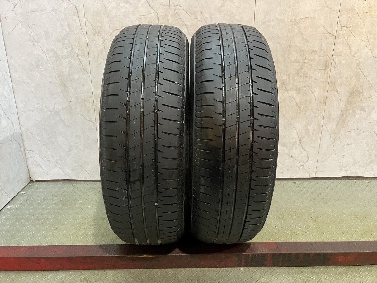 BS BRIDGESTONE ECOPIA NH200C 185/65R15 15インチ 夏タイヤ 2本 23年製 シエンタ ノート フリード アクア イスト等　(MTW434)