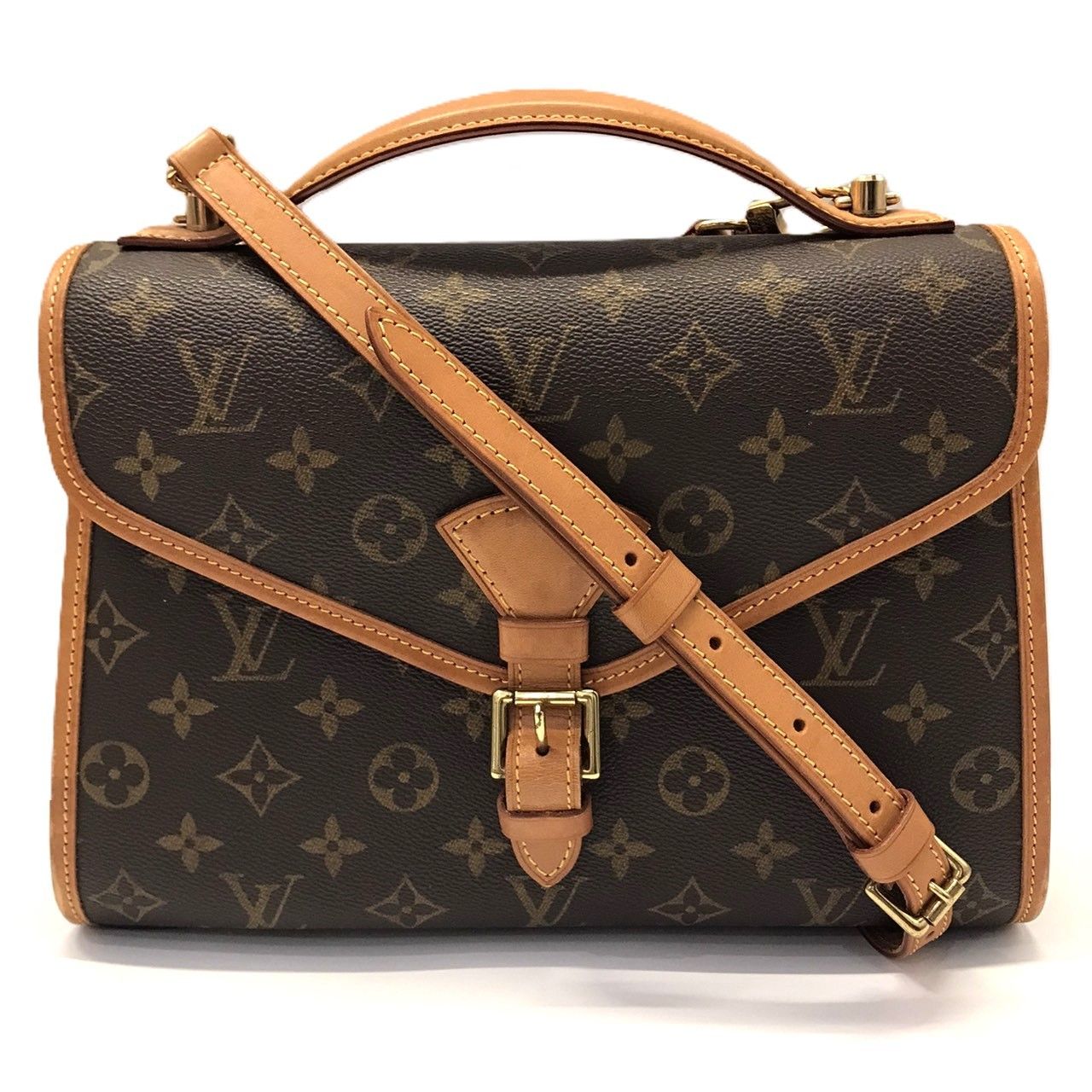 ルイヴィトン ベルエア モノグラム 2WAY ショルダーバッグ ハンドバッグ ブラウン M51122 LOUIS VUITTON ABランク