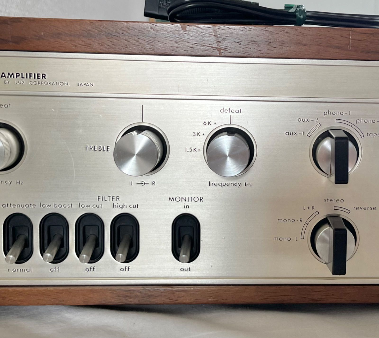 現状品】LUXMAN SQ507 プリメインアンプ ヴィンテージオーディオ