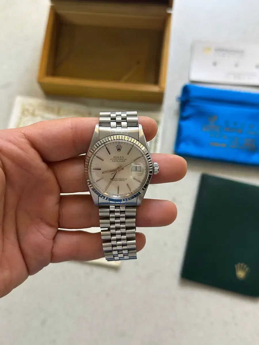 ROLEX ロレックス デイジャスト 36mm シルバー 16014 フルボックス