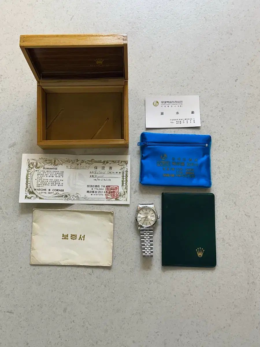 ROLEX ロレックス デイジャスト 36mm シルバー 16014 フルボックス
