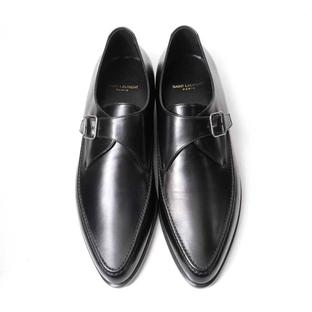 □美品□SAINT LAURENT サンローラン ドレスシューズ サイズ42 モンク 