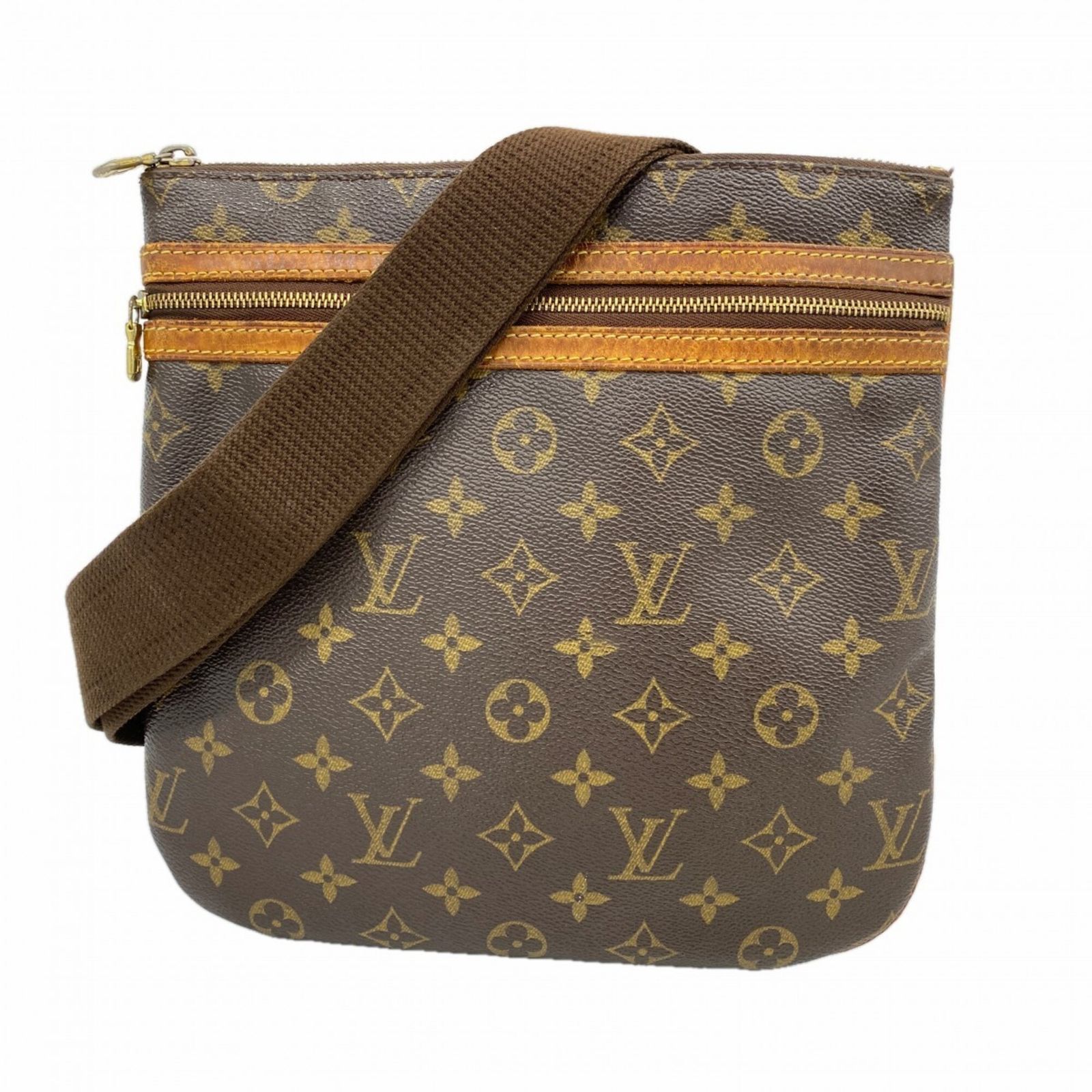 ルイ・ヴィトン(Louis Vuitton) ルイ・ヴィトン ショルダーバッグ モノグラム ポシェットボスフォール M40044 ブラウンメンズ