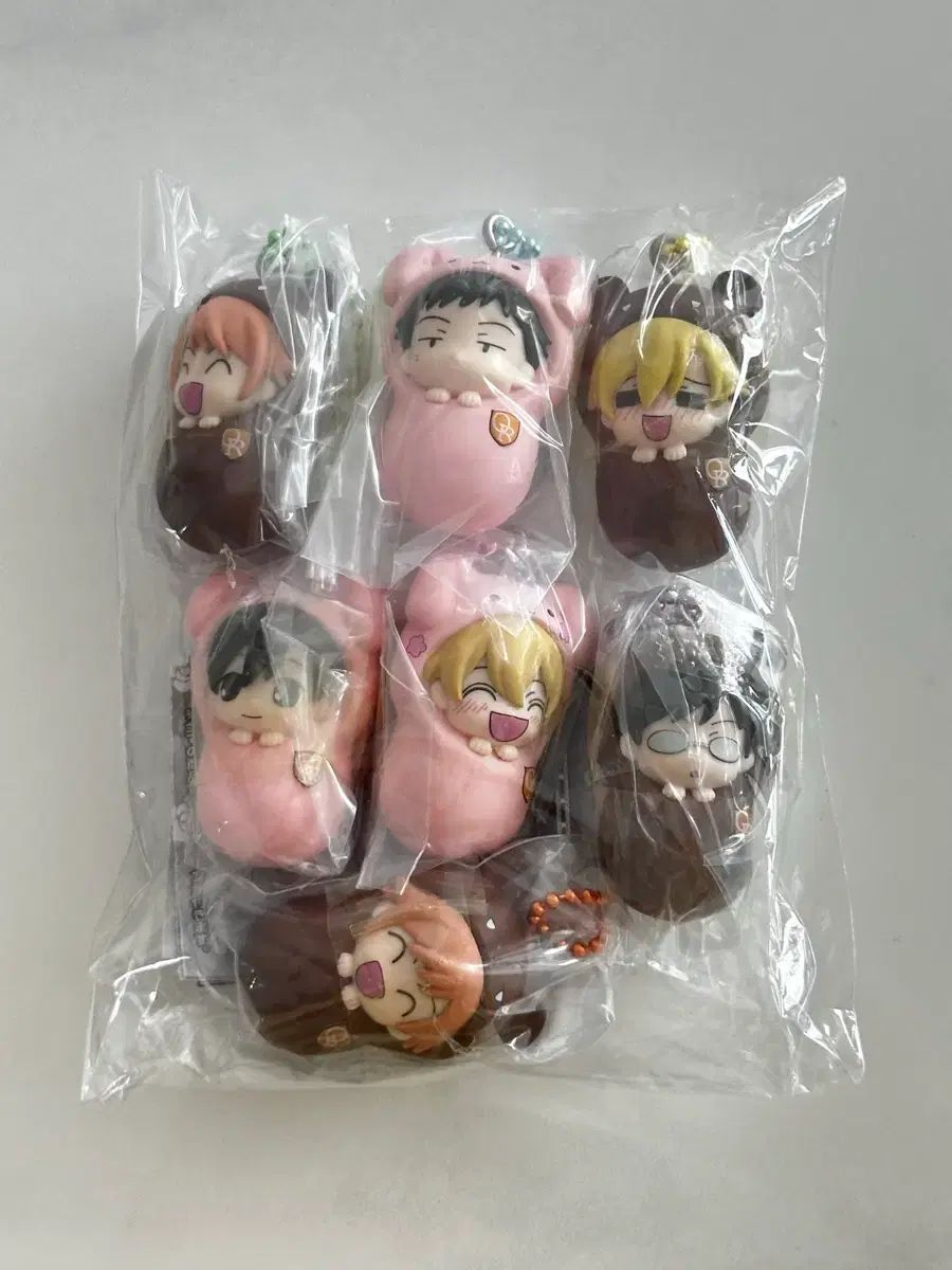 まとめ売り) お蘭高校 ホスト部 おんぶ紐 ガチャ 7種