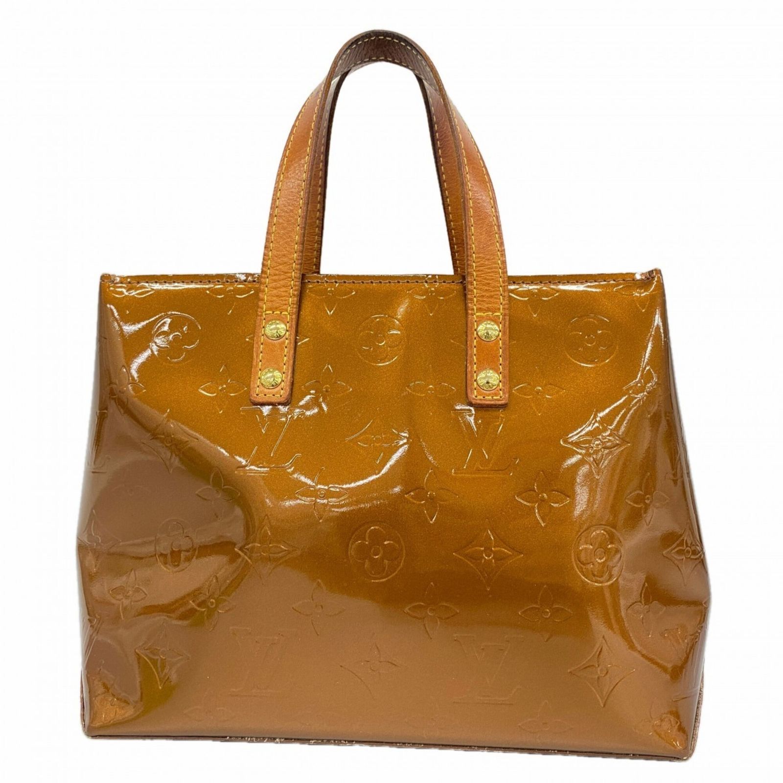 ルイ・ヴィトン(Louis Vuitton) ルイ・ヴィトン ハンドバッグ ヴェルニ リードPM M91146 ブロンズレディース
