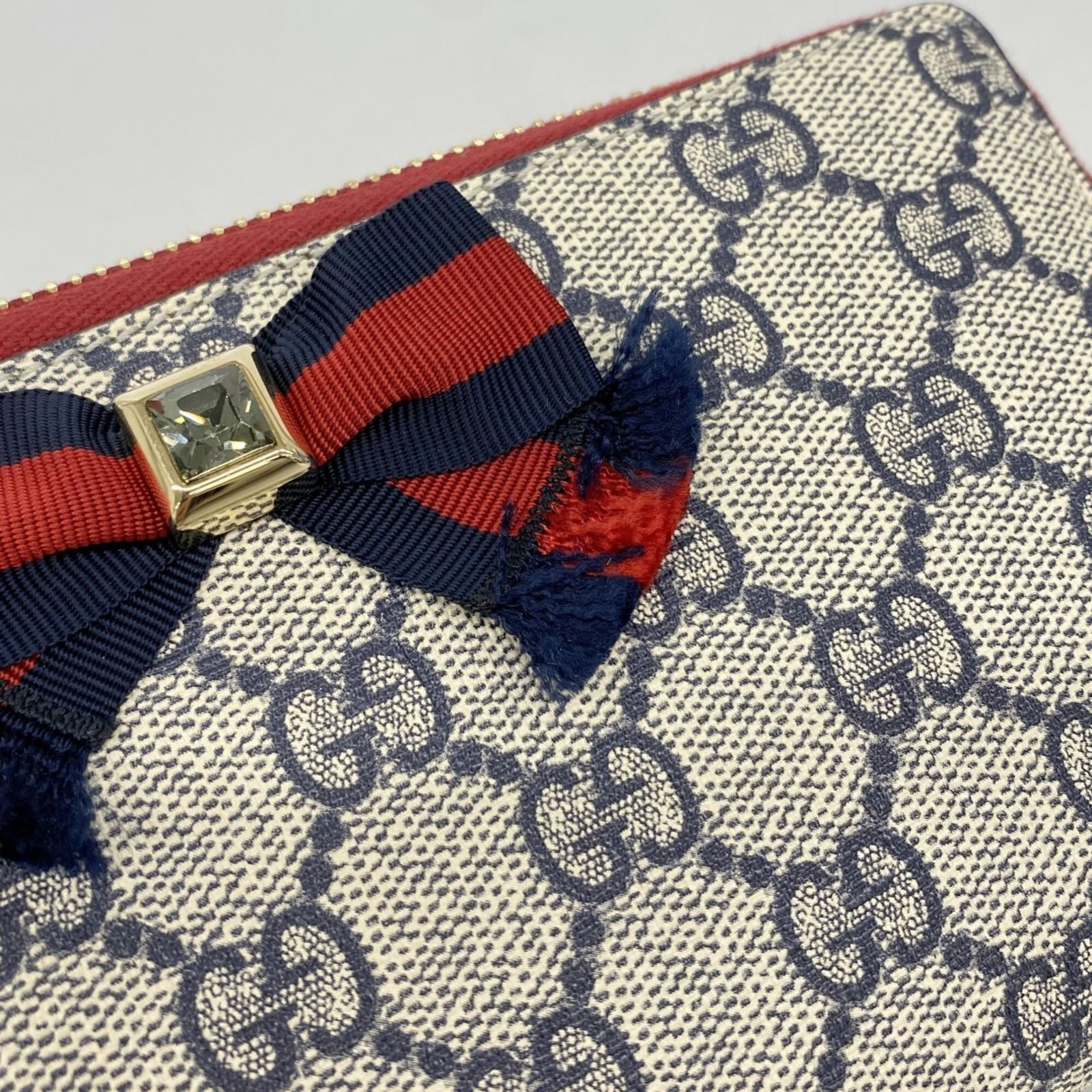 グッチ(Gucci) グッチ 長財布 GGスプリーム シェリーライン 435293