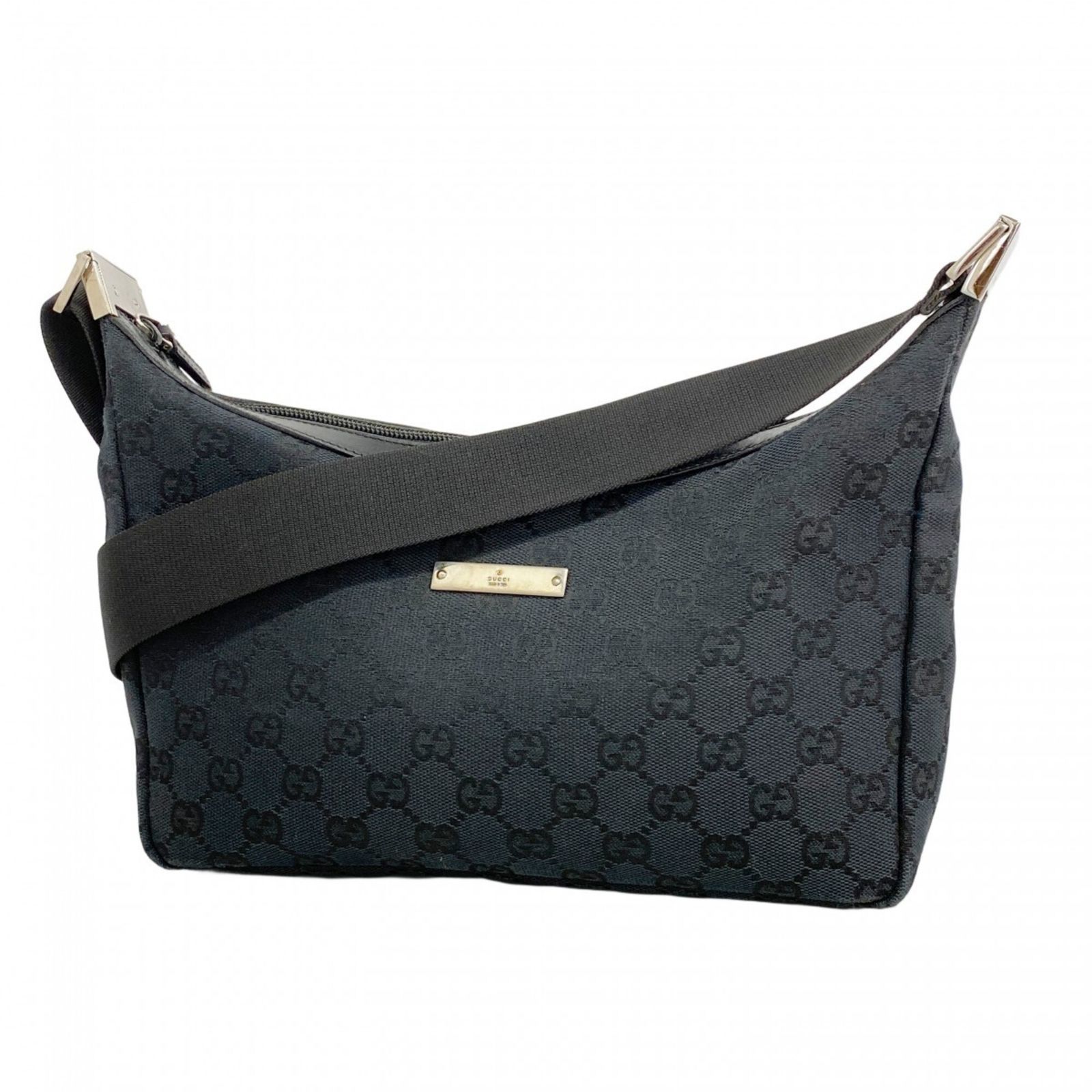 グッチ(Gucci) グッチ ショルダーバッグ GGキャンバス 35098 キャンバス ブラック レディース