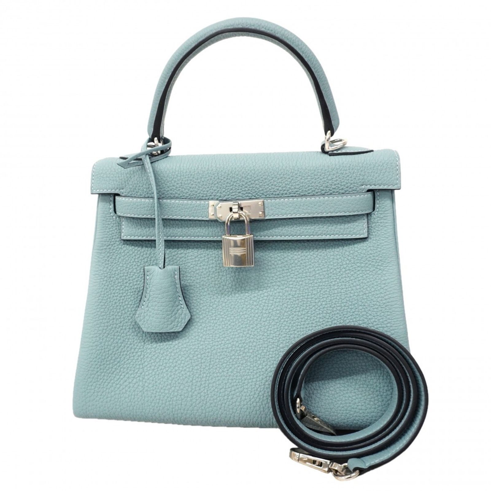 エルメス(Hermes) エルメス ハンドバッグ ケリー25 トゴ シエル Y刻印 2wayバッグレディース