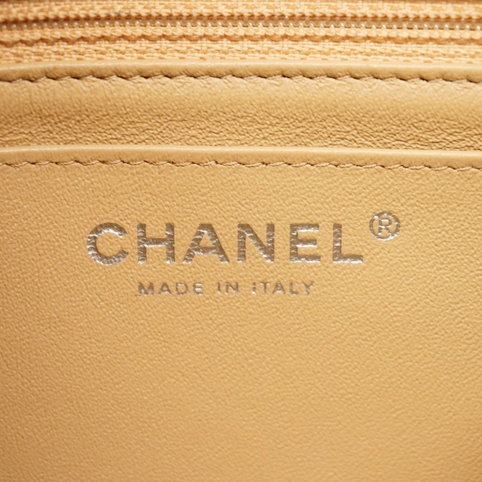 シャネル(Chanel) シャネル ショルダーバッグ マトラッセ チェーンショルダー ラムスキン ベージュ レディース
