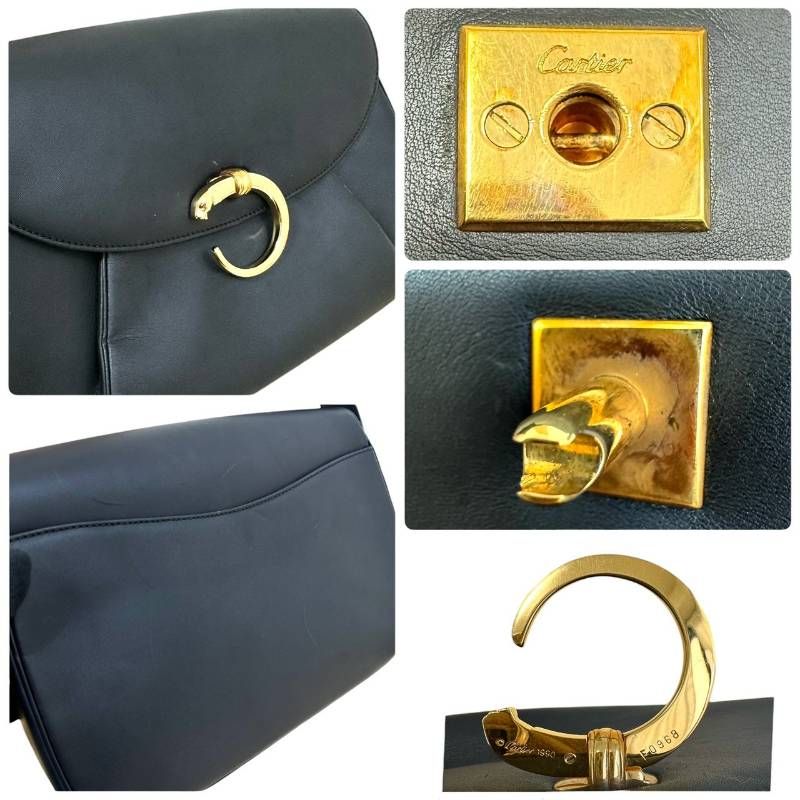 希少☆Cartier カルティエ☆パンテール ショルダーバッグ ポーチ付き 