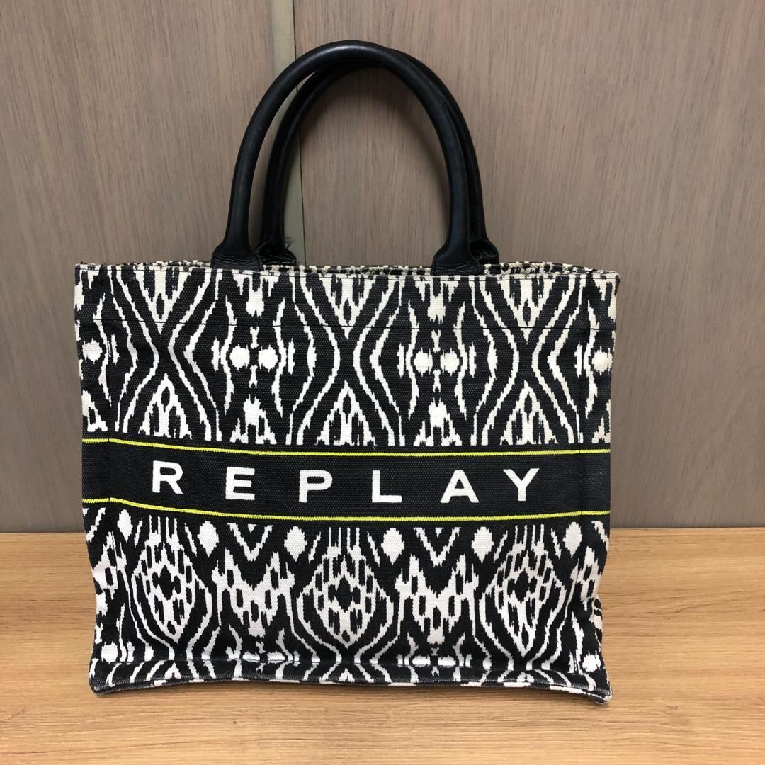 リプレイ REPLAY printed tote bag トートバッグ