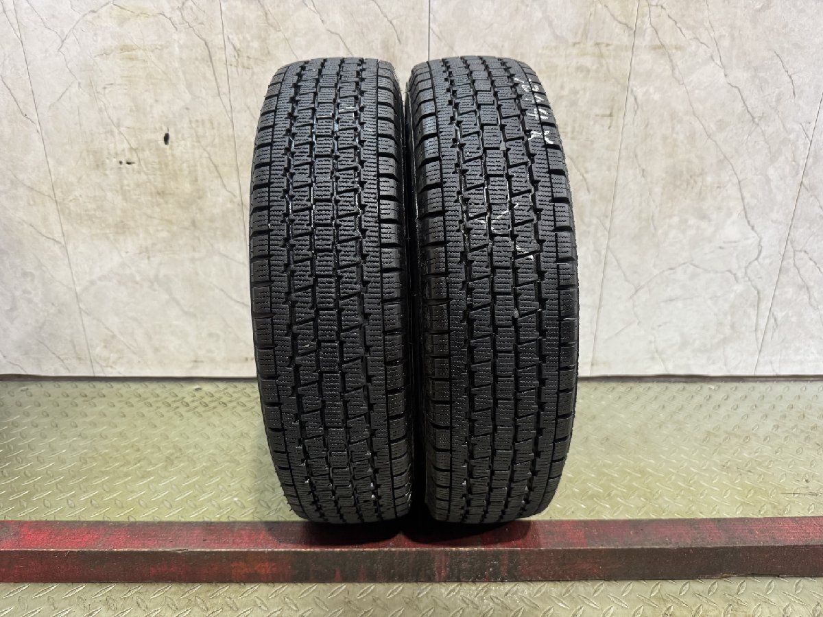 BS BRIDGESTONE W300 145R12LT 6PR 12インチ スタッドレス 2本 21年製 ハイゼット バモス スクラム エブリィ タウンボックス等　(KTR037)