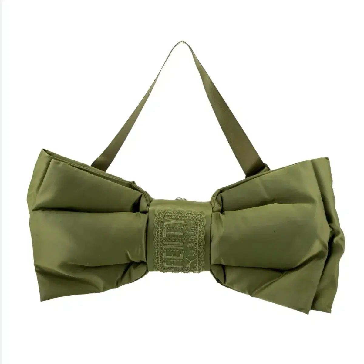 プーマ X リーハンナ PUMA × LEEHANNA PENTI BOW RIBBON CROSSBAG OLIVE