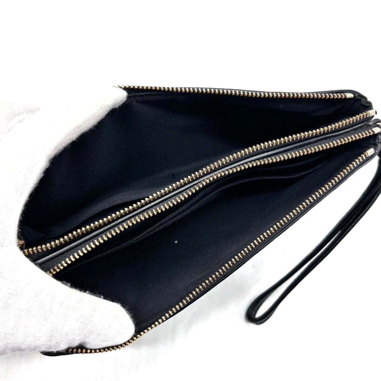 【良品】COACH brown signature pvc leather long wallet unisex コーチ　長財布