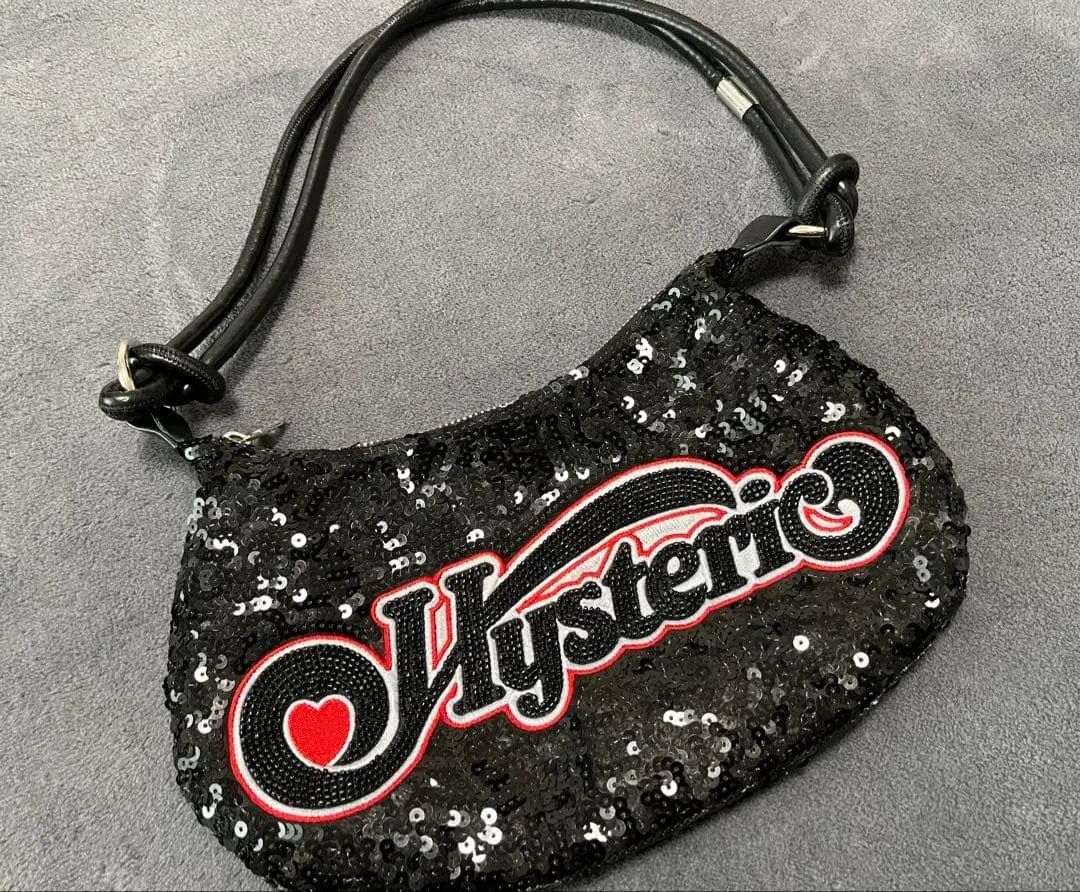 HYSTERIC GLAMOUR ヒステリックグラマー スパンコール ショルダーバッグ
