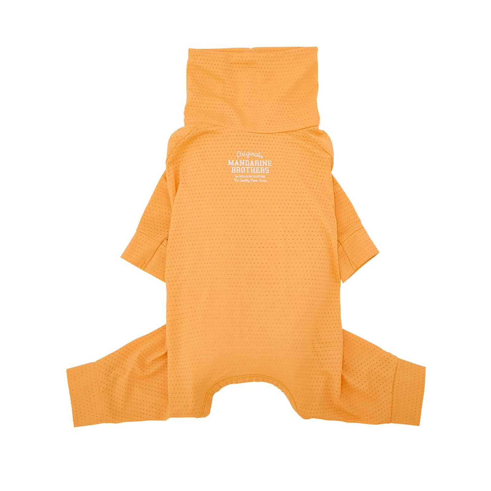 MANDARINE BROTHERS マンダリンブラザーズ INSECT SHIELD SKIN TIGHT SUIT インセクトシールドスキンタイトスーツ 2026年新色 犬 服 ロンパース つなぎ 接触冷感 防虫 (MARIGOLD, L 43a64801