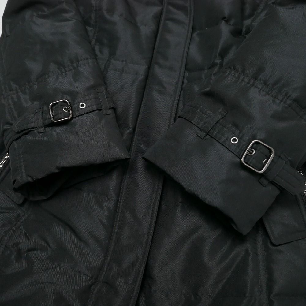 □美品□BURBERRY バーバリー コート サイズ48 フォックスファー