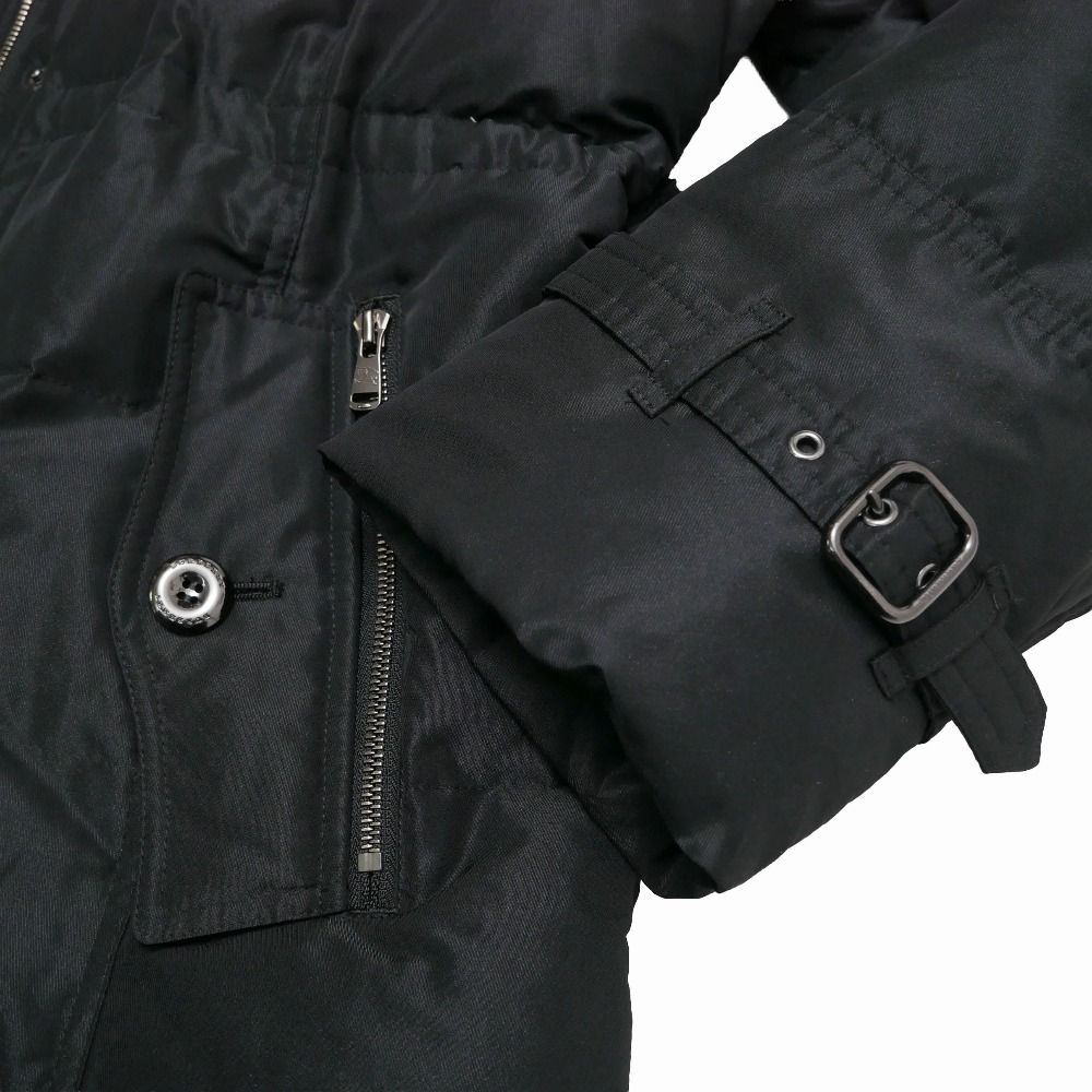 □美品□BURBERRY バーバリー コート サイズ48 フォックスファー