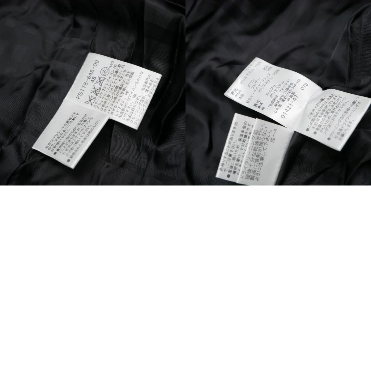□美品□BURBERRY バーバリー コート サイズ48 フォックスファー