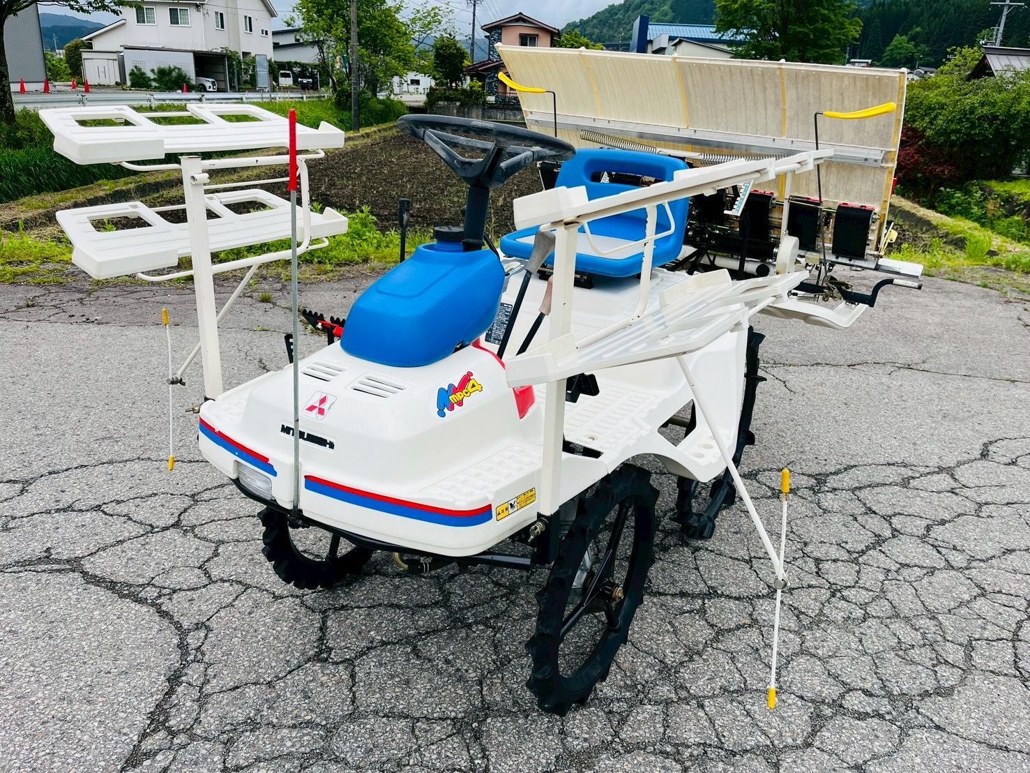 送料要相談【簡易整備・現状販売品・展示品・中古】三菱 MPC4｜乗用4条田植機（リコイル始動 / ガソリンエンジン /クランク式 ）