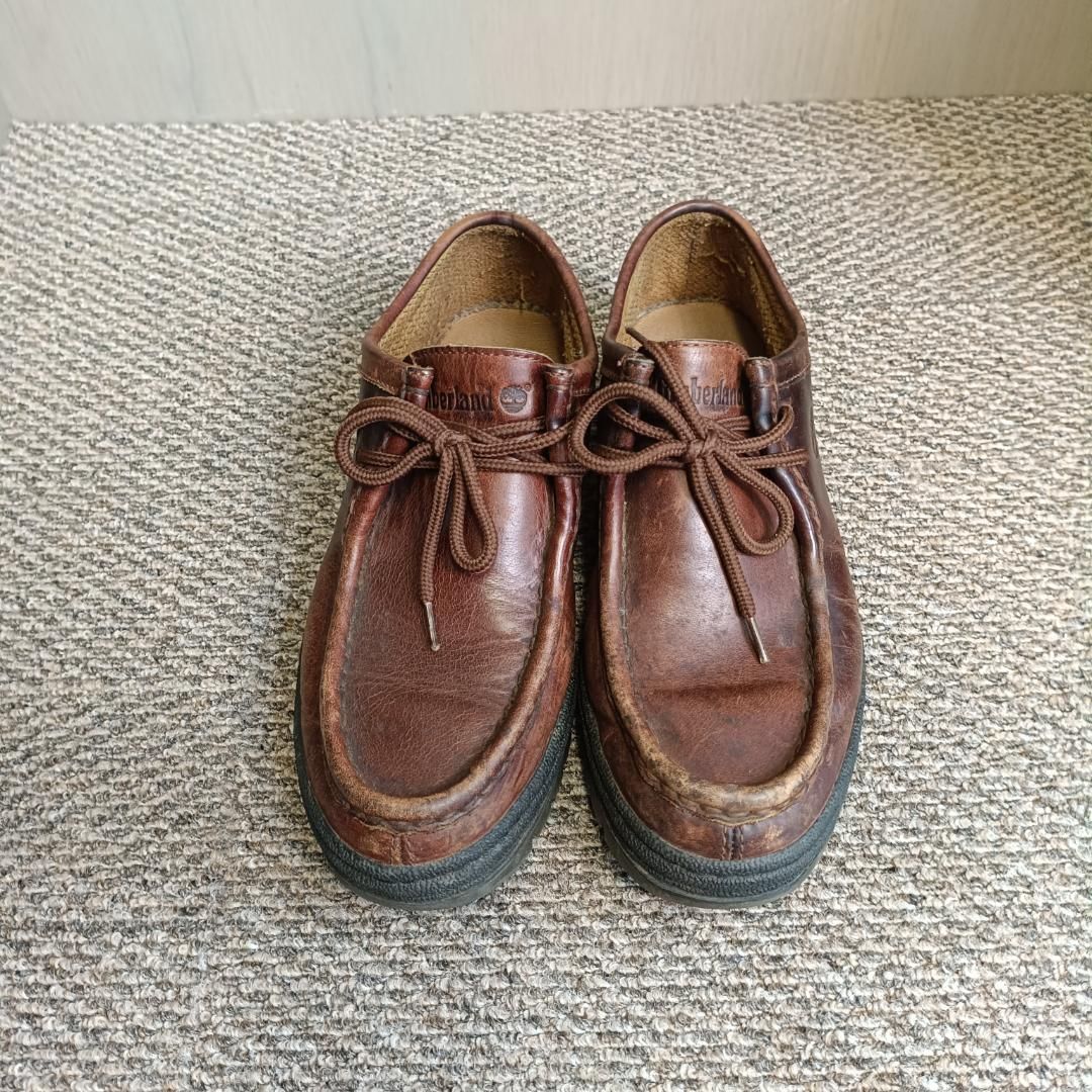ティンバーランド Timberland【9M】モックトゥ レザーシューズ 革靴