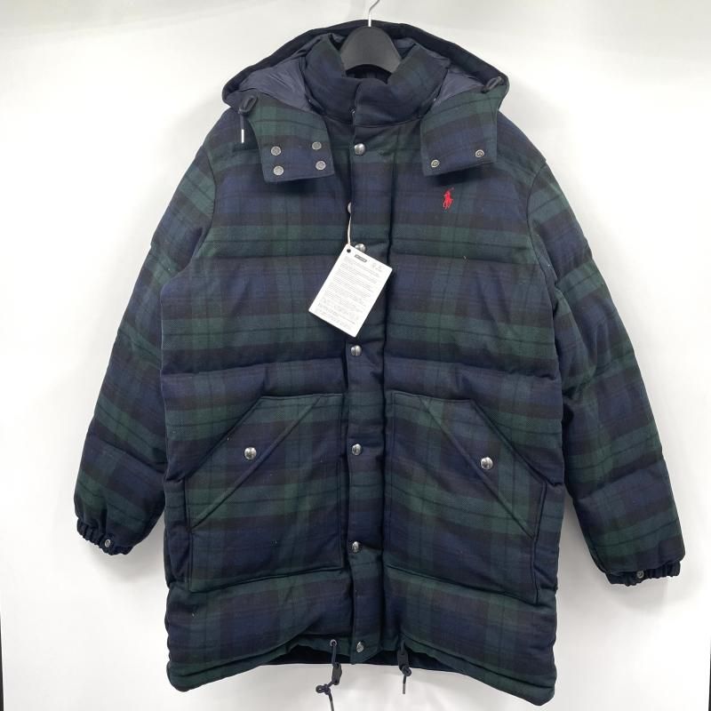 【中古】POLO RALPH LAUREN Boulder BlackWatc Down Jacket サイズL 710881005001 ダウンジャケット ポロ ラルフローレン [17]