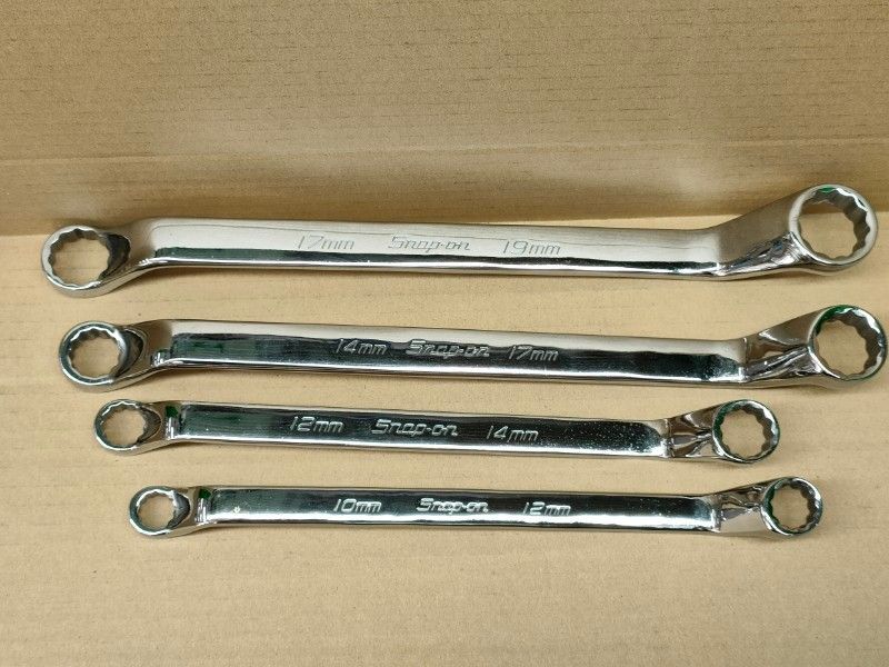 ◎スナップオンSNAP-ON XOM1012,XOM1214,XOM1417,XOM1719 オフセットメガネレンチ4本セット