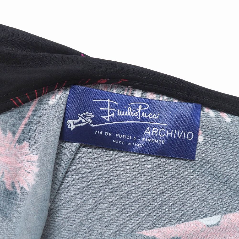 Emilio Pucci エミリオ・プッチ スカート サイズ38 花 リボン タイト