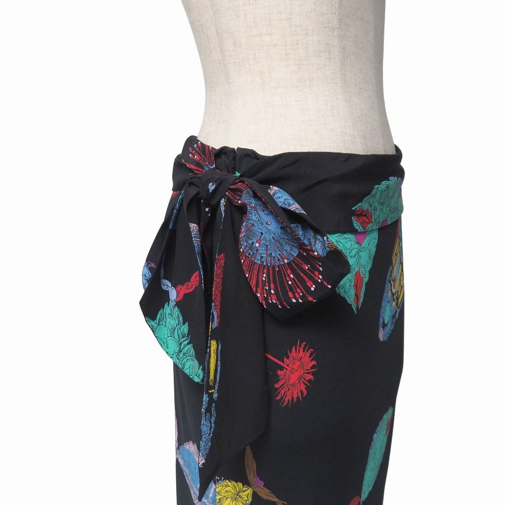 Emilio Pucci エミリオ・プッチ スカート サイズ38 花 リボン タイト