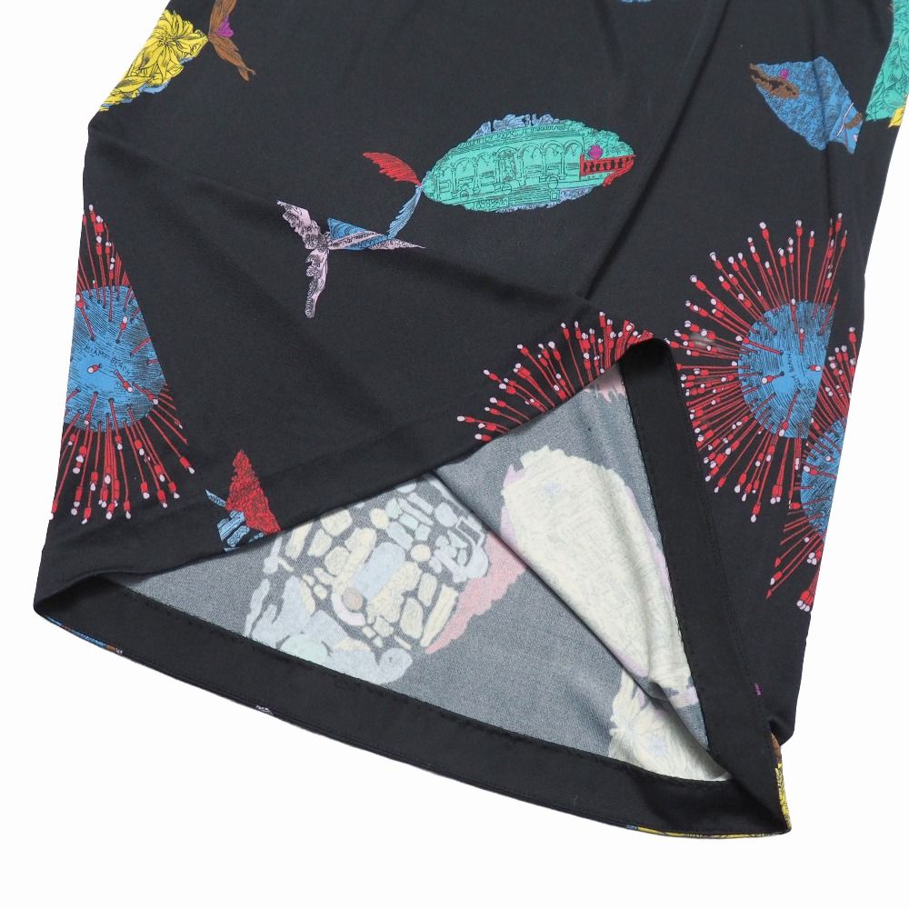 Emilio Pucci エミリオ・プッチ スカート サイズ38 花 リボン タイト
