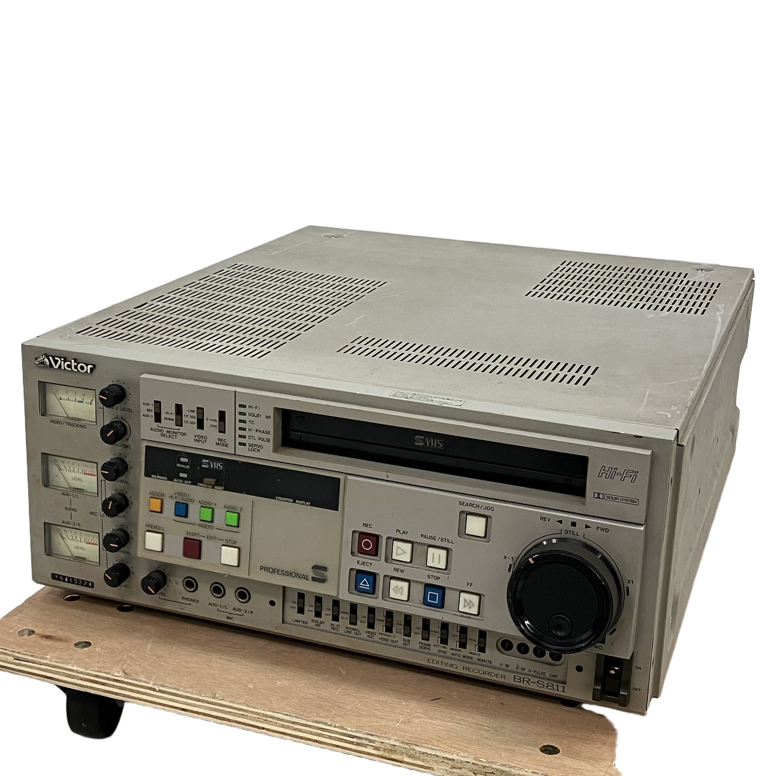 Victor BR-S811 業務用 S-VHS ビデオカセットレコーダー 編集機 家電 映像 ビクター ジャンク C11067023