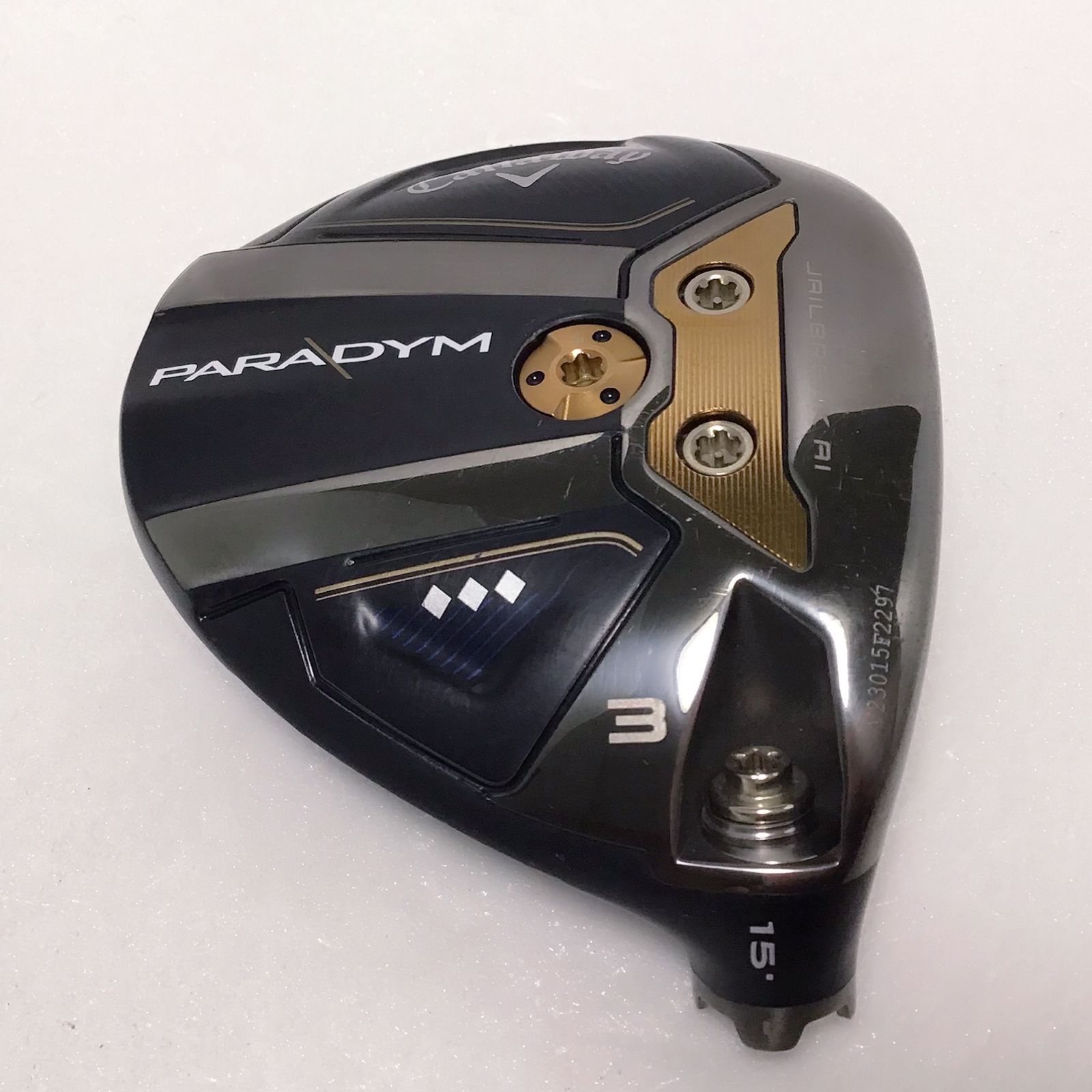 パラダイム　PARADYM トリプルダイヤモンド　3W　15°　日本仕様　ヘッド