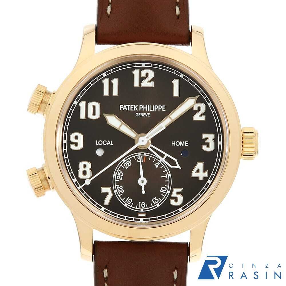 パテックフィリップ カラトラバ パイロット トラベルタイム 7234R-001 中古 メンズ
