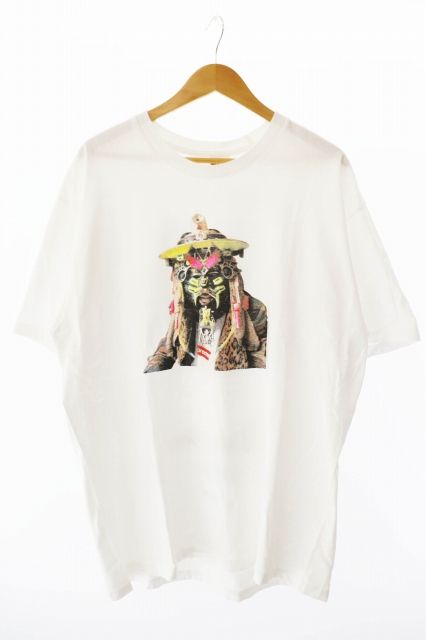シュプリーム SUPREME 20SS Rammellzee Tee ラメルジー プリント ロゴ半袖Tシャツ XL 白 ホワイト ブランド古着ベクトル 中古☆AA★260507