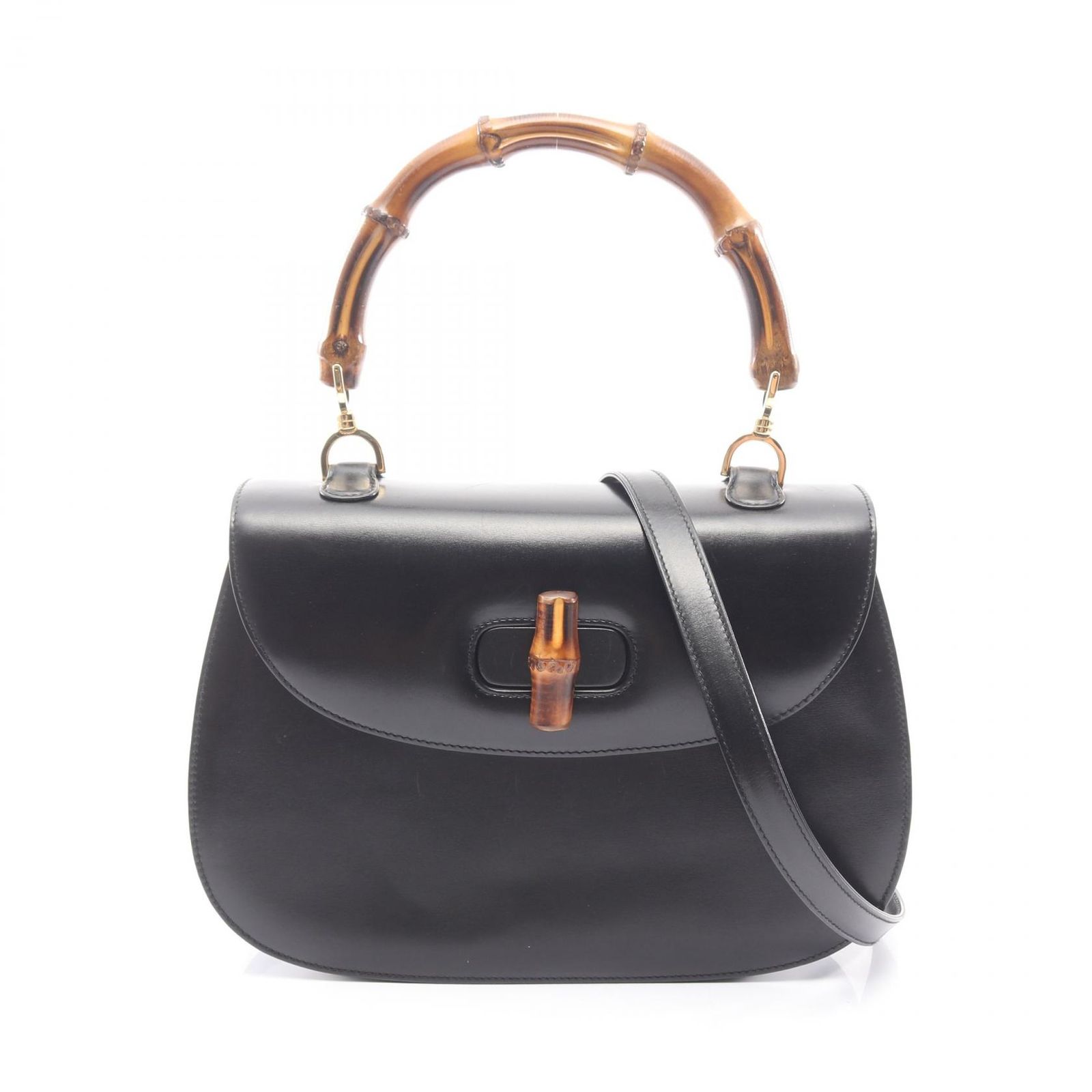GUCCI グッチ バンブー 2WAY ハンドバッグ