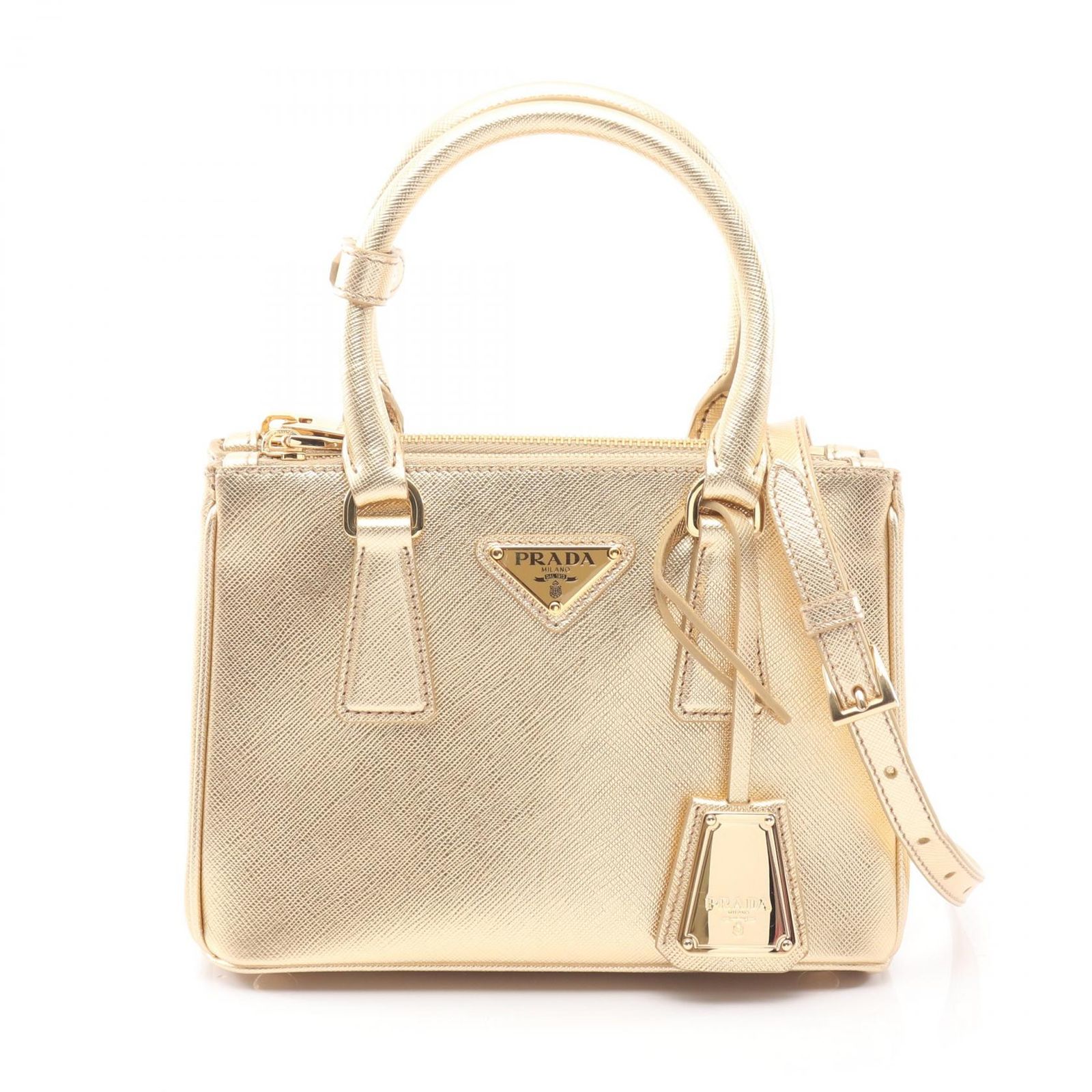 PRADA プラダ ガレリア SAFFIANO LUX 2WAY ハンドバッグ