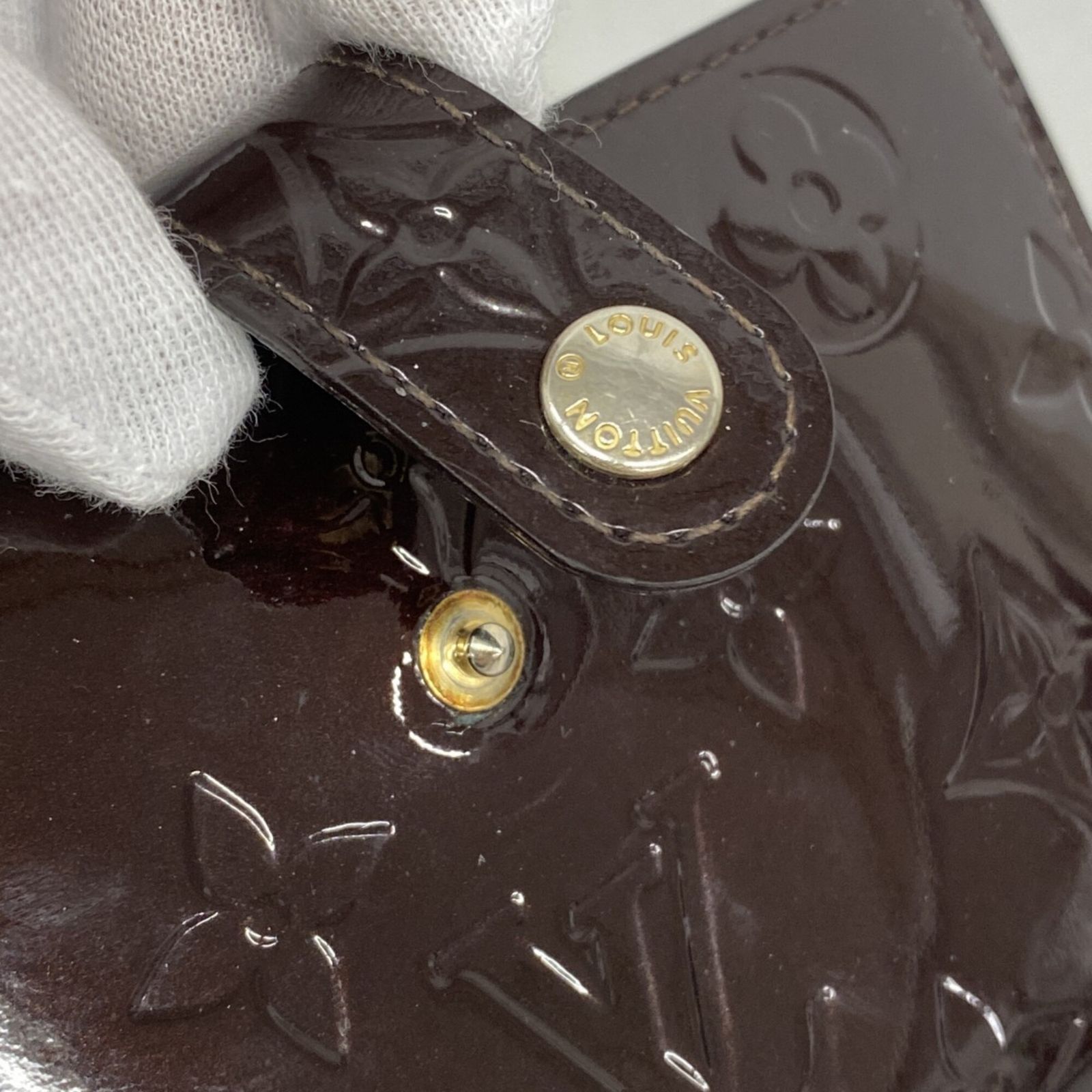 ★SALE【5ob0428】ルイヴィトン 財布 ヴェルニ ポルトフォイユヴィエノワ M93521 アマラント【中古】レディース LOUIS VUITTON】ルイヴィトン『モノグラム ヴェルニ ポルトフォイユ
