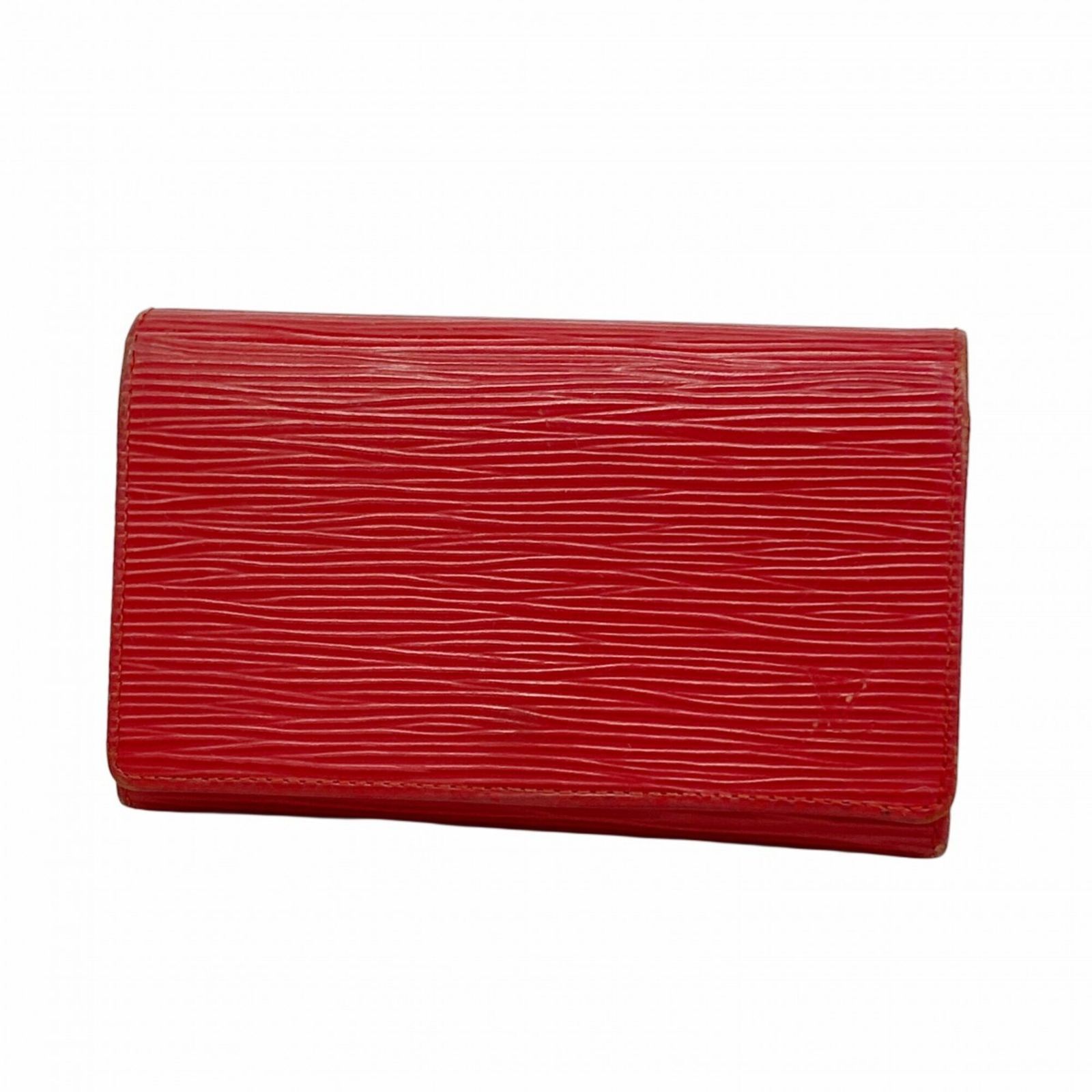ルイ・ヴィトン(Louis Vuitton) ルイ・ヴィトン 財布 エピ ポルトモネビエトレゾール M63507 カスティリアンレッドレディース