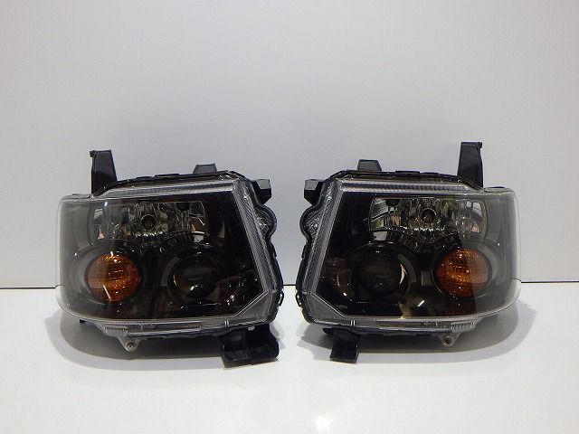 EKスポーツ ヘッドライト左右 HID H82W P6537 8301B411/412 コーティング 綺麗 260430037
