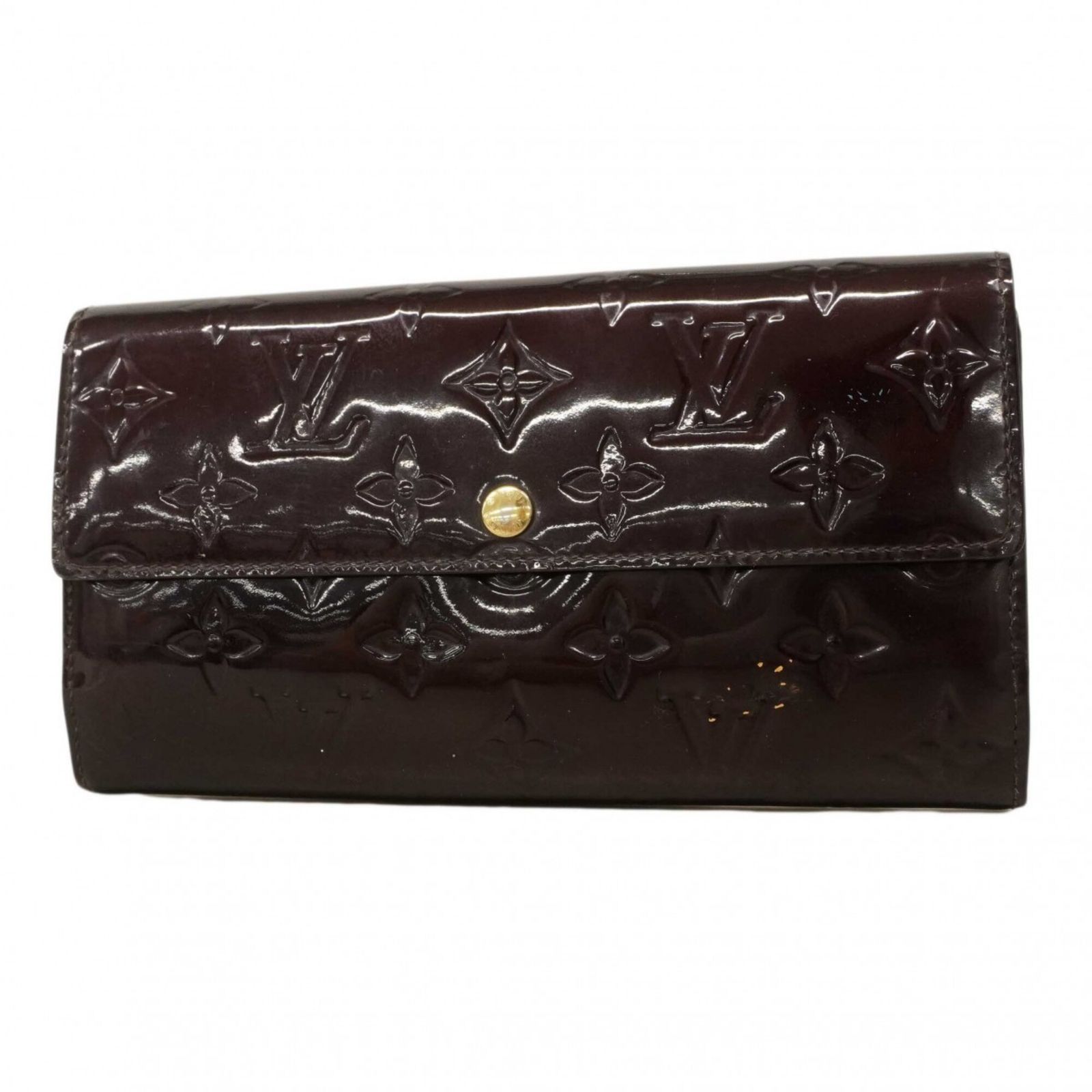 ルイ・ヴィトン(Louis Vuitton) ルイ・ヴィトン 長財布 ヴェルニ ポルトフォイユサラ M93524 アマラントレディース