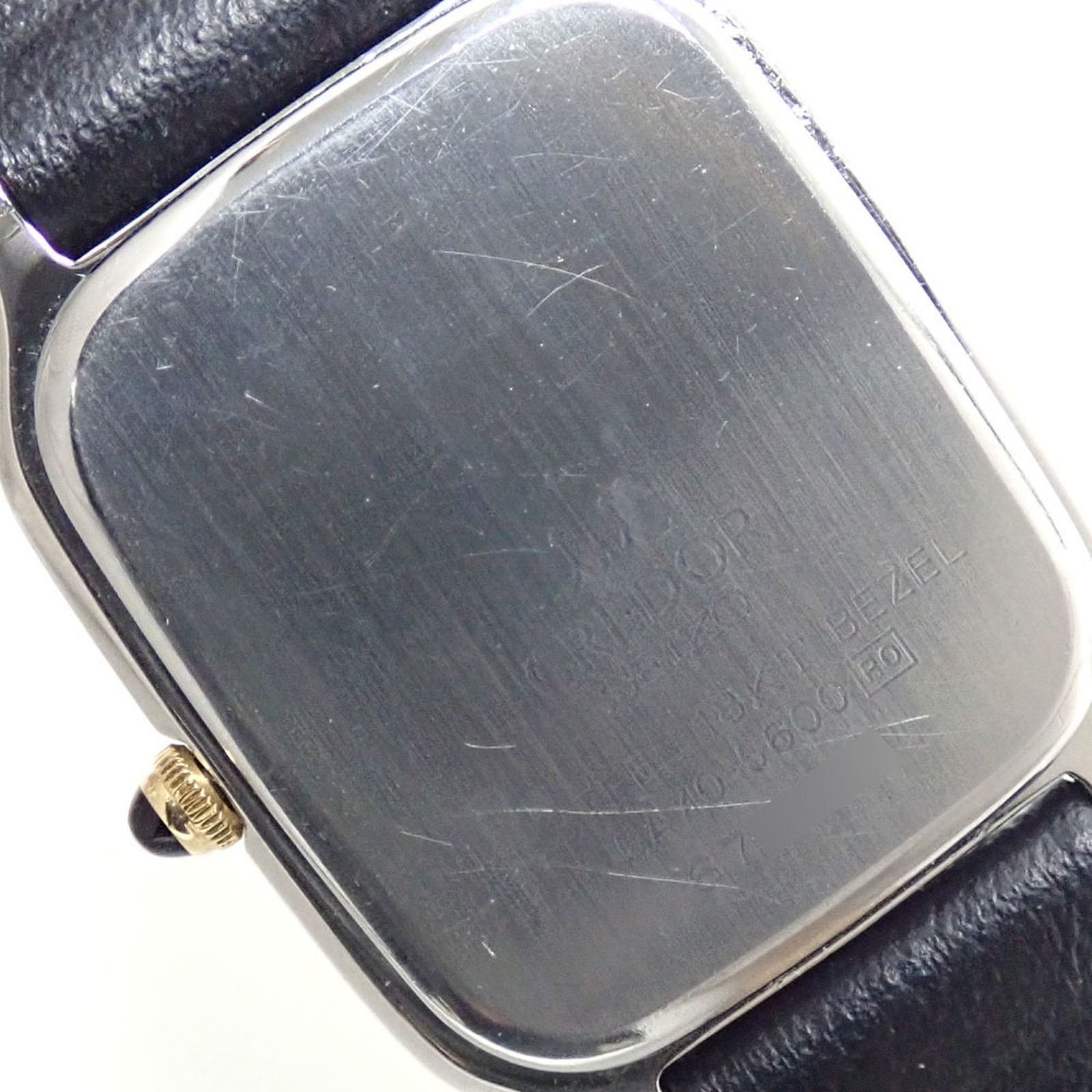 セイコー 腕時計 クレドール レディース クォーツ 18KYG SS 革ベルト